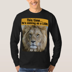 CAMISETA CHRISTIANJESUS LION OF JUDAH MESSIANIC T SHIRTS