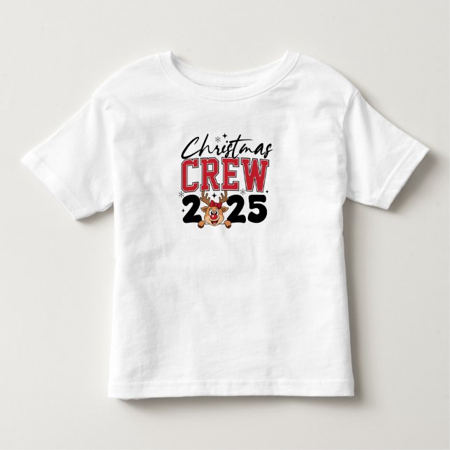 Camiseta Christmas 2025 Crew (Frente)
