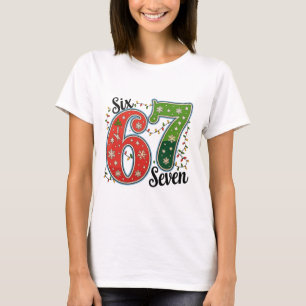Camiseta Christmas 67 Tee Six Seven Meme de Natal 
