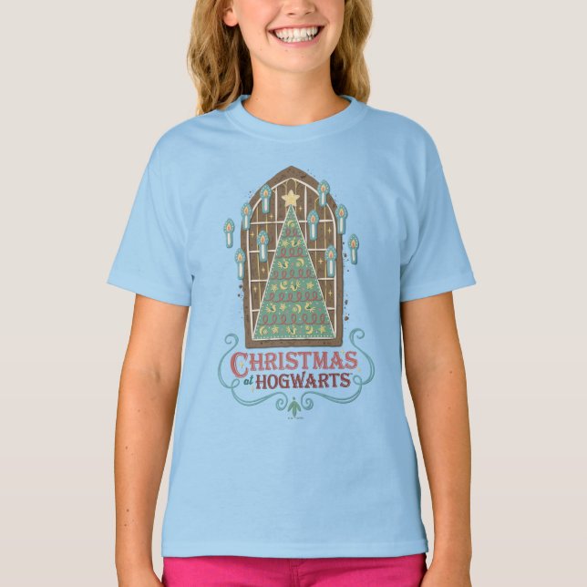 Camiseta Christmas at HOGWARTS™ Cookie Graphic (Frente)