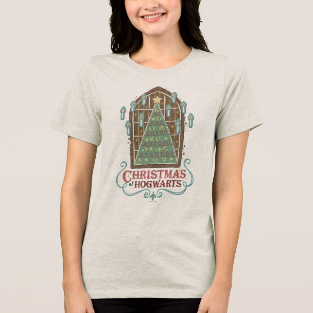 Camiseta Christmas at HOGWARTS™ Cookie Graphic (Frente)