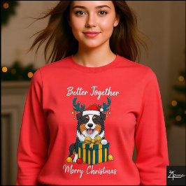 Camiseta Christmas Aussie Dog Reindeer Gift Graphic