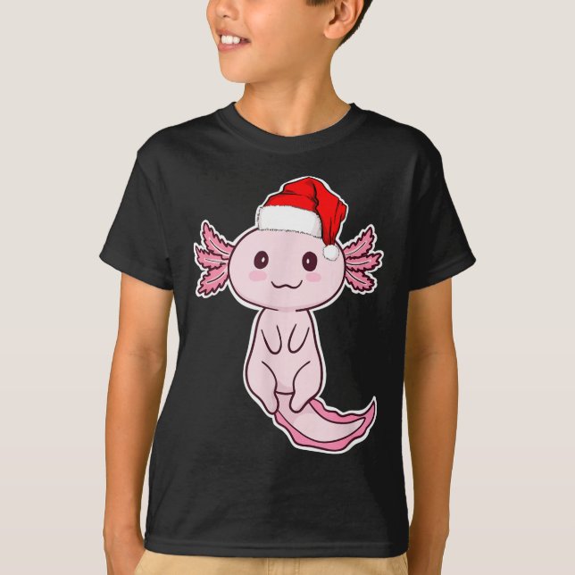 Camiseta Christmas Axolotl  (Frente)