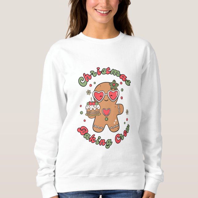 Camiseta Christmas Baking Crew  (Frente)