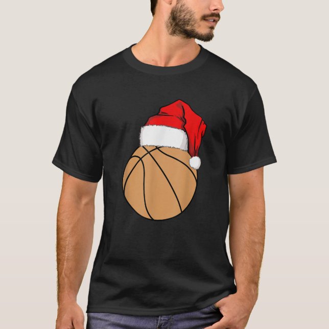 Camiseta Christmas Basketball Santa  (Frente)