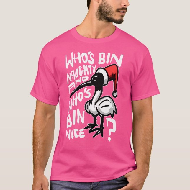 Camiseta Christmas Bin Chicken Australian Bin Chicken Chris (Frente)