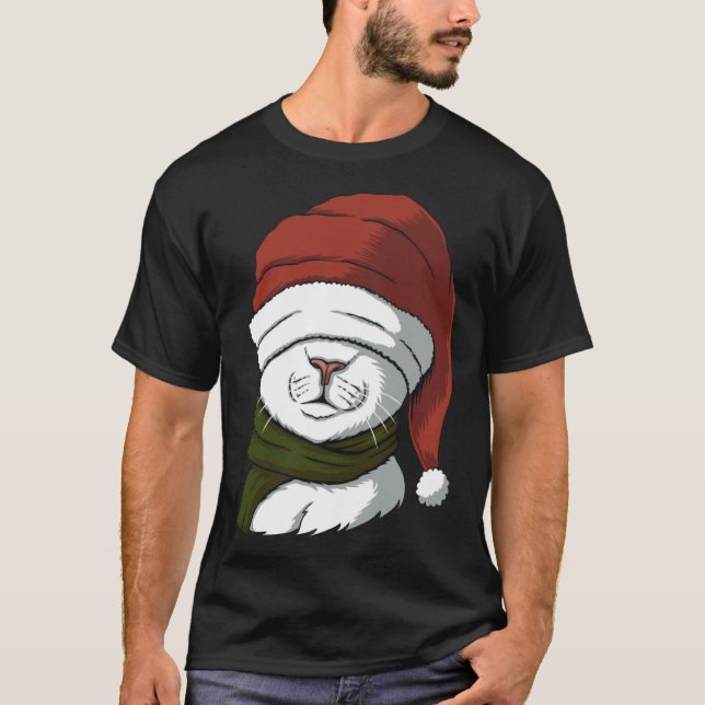 Camiseta Christmas Ca   for Cat  Cat (Frente)