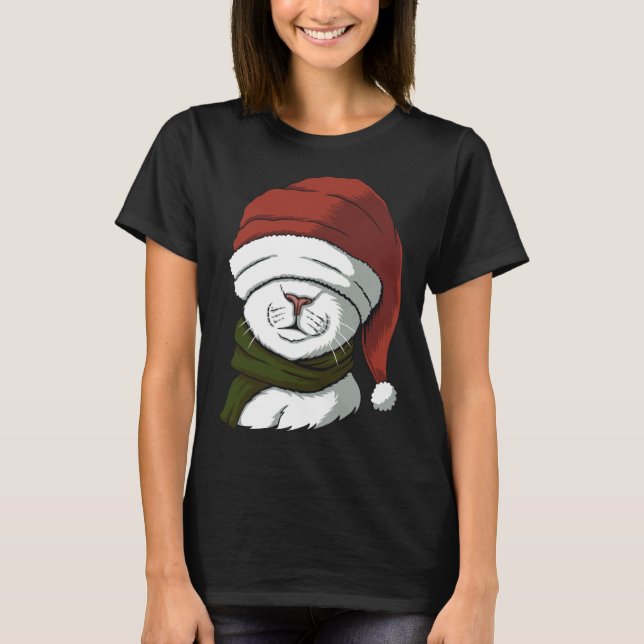 Camiseta Christmas Ca   for Cat  Cat (Frente)