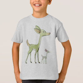 Camiseta Christmas Celebration Green Deers Holidays Cute
