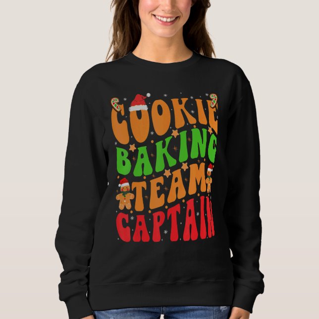 Camiseta Christmas Cookie Baking Team Captain (Frente)