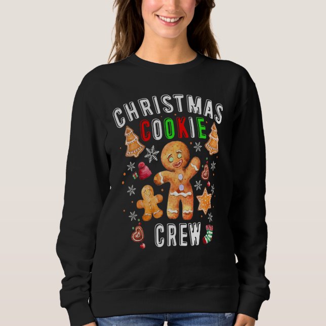 Camiseta Christmas Cookie Crew Baking Team New Xmas Bakers (Frente)