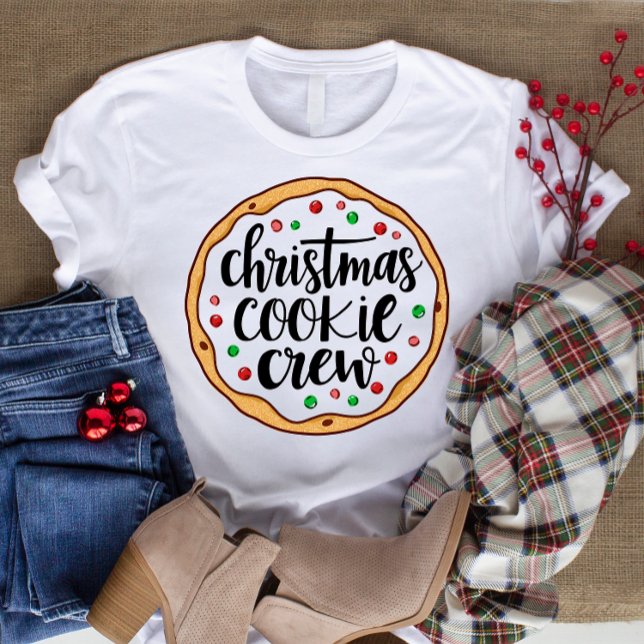 Camiseta Christmas Cookie Crew T Shirt (Criador carregado)
