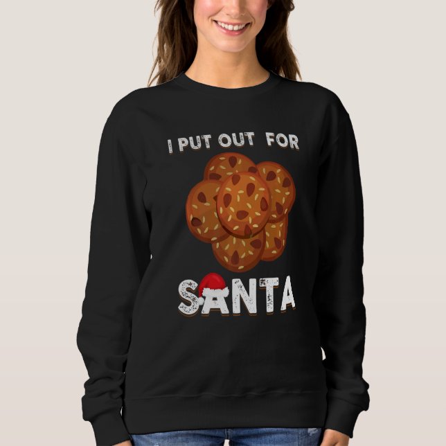 Camiseta Christmas Cookies  I Put Out For Santa Xmas Pajama (Frente)