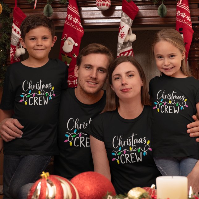 Camiseta Christmas Crew Funny Family Christmas (Criador carregado)