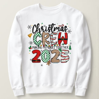 Camiseta Christmas Crew Holiday Sweatshirt