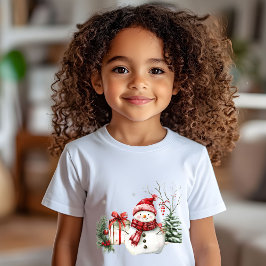 Camiseta Christmas Decor with Gifts, Branches, and Candy