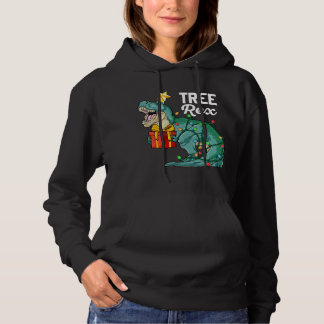 Camiseta Christmas Dinosaur Tree Rex Cute Boys Kids TRex Xm