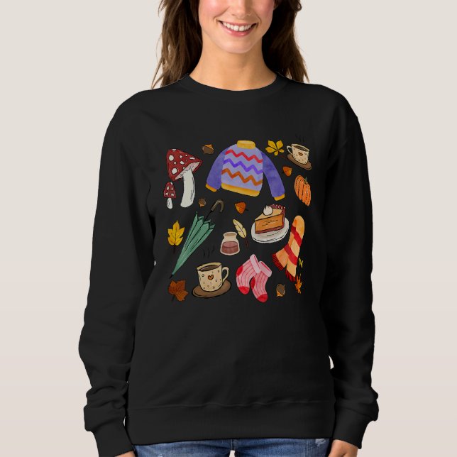 Camiseta Christmas Doodles Tis' The Season Retro Funy Cooki (Frente)