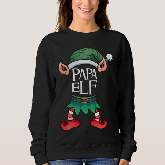 Camiseta Christmas elf dad elf father Christmas dad dad dad (Frente)