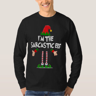 Camiseta Christmas Elf  I'm The Sarcastic Elf Xmas