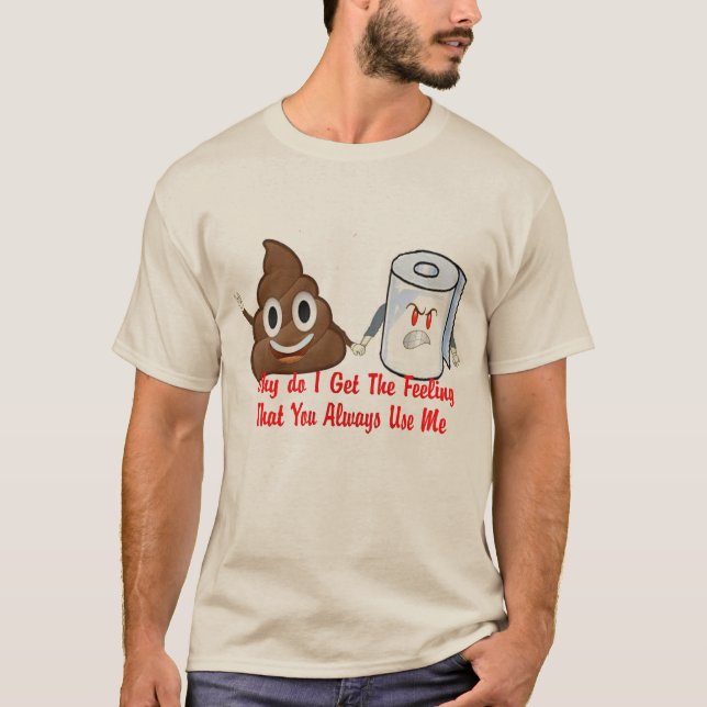 Camiseta christmas emoji poop emoji você me usa engraçado (Frente)