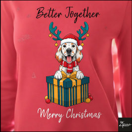 Camiseta Christmas English Setter Ticked Gift Graphic