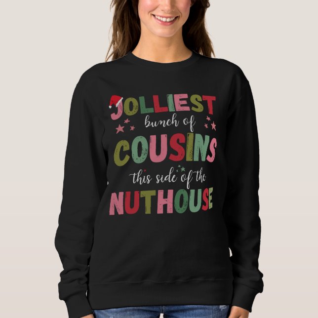 Camiseta Christmas Family Cousin Reunion Matching  (Frente)