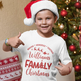 Camiseta Christmas Family Reunion with Name