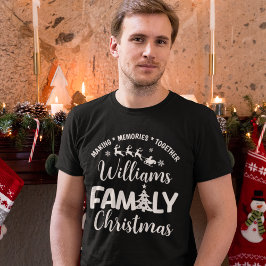Camiseta Christmas Family with Name