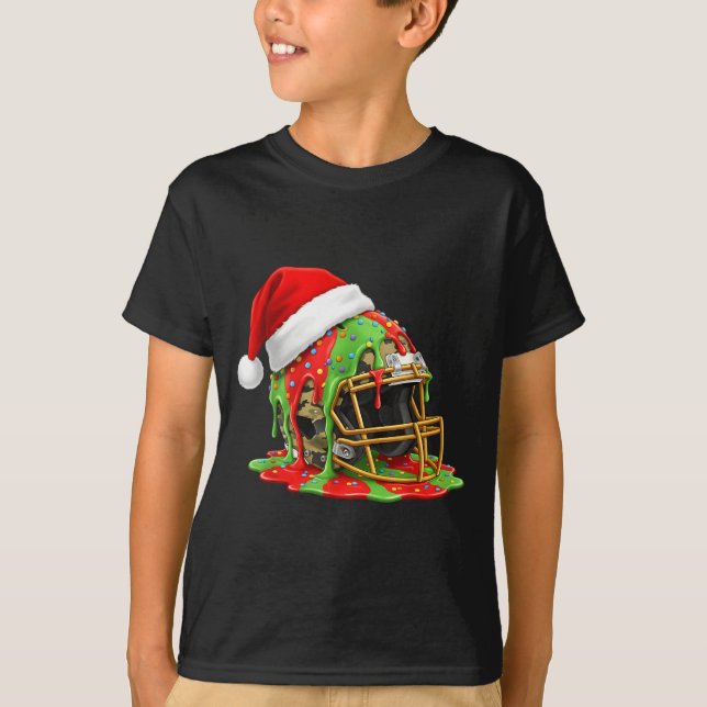 Camiseta Christmas Football Drip Boys Ice Cream Drip Camo S (Frente)