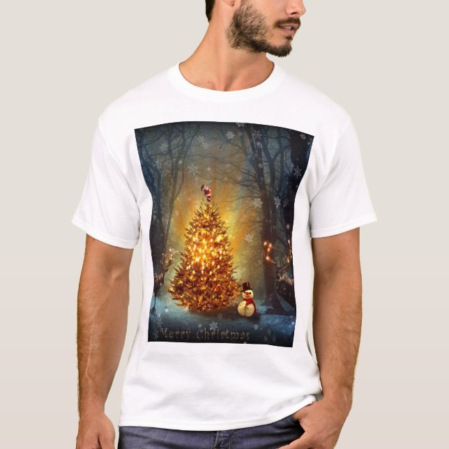 Camiseta Christmas Forest                                 . (Frente)
