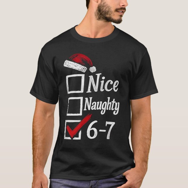 Camiseta Christmas Funny 67 Number  (Frente)