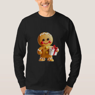 Camiseta Christmas gingerbread man