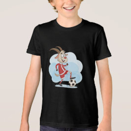 Camiseta Christmas Goat Playing Soccer