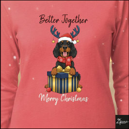 Camiseta Christmas Gordon Setter Reindeer Gift Graphic
