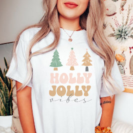 Camiseta Christmas Holly Jolly Vibes