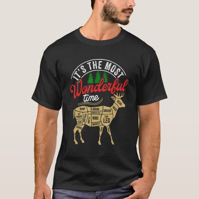Camiseta Christmas Hunting It's The Most Wonderful Time Dee (Frente)