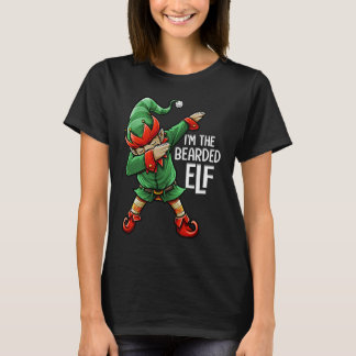 Camiseta Christmas I'm The Bearded Elf Squad Family Matchin
