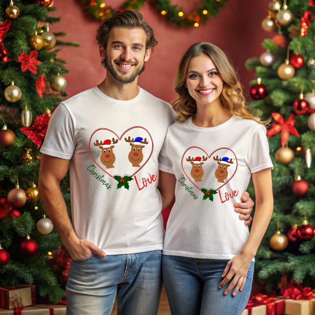 Camiseta Christmas Love (Criador carregado)