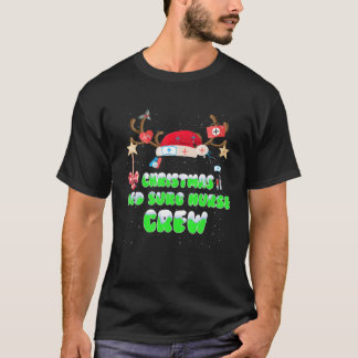Camiseta Christmas Med Surg Nurse Crew Xmas Nursing Matchin