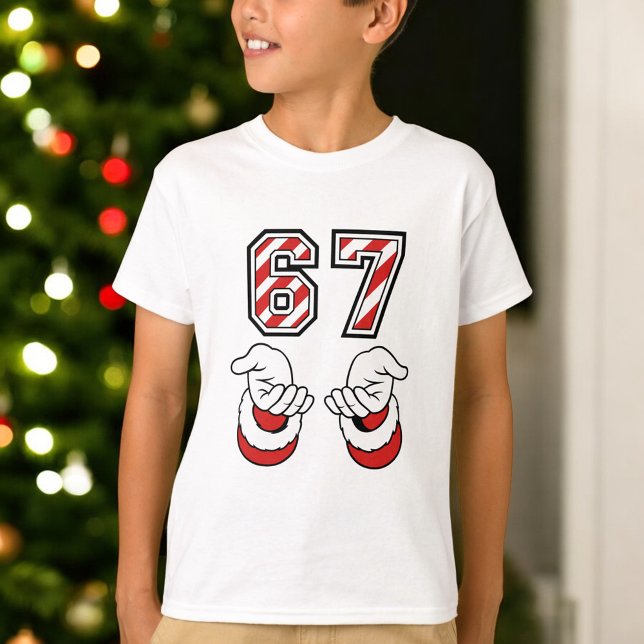 Camiseta Christmas Meme Six Seven 67 6 7 Holiday (Criador carregado)