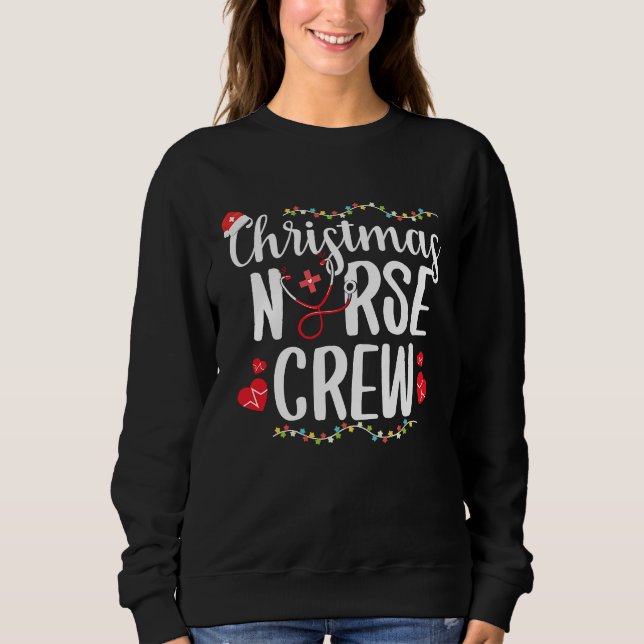 Camiseta Christmas Nurse Nursing School RN Nurse Practition (Frente)