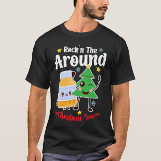 Camiseta Christmas Nurse Roc'n Around The Christmas Tree NI