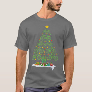 Camiseta Christmas Ornament Bicycle Christmas Tree Bicycle 