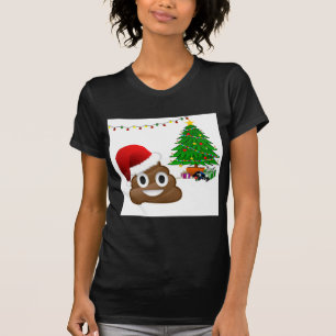 Camiseta christmas poo emoji