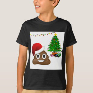 Camiseta christmas poo emoji