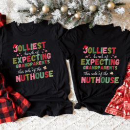 Camiseta Christmas Pregnancy Announcement Grandparents