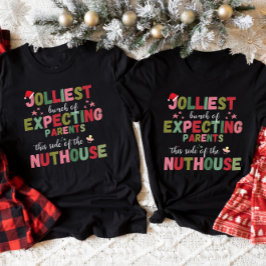 Camiseta Christmas Pregnancy Announcement Matching Couple