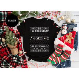 Camiseta Christmas Pregnancy Announcement 'Tis The Season