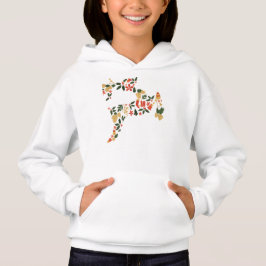 Camiseta Christmas Reindeer Collage Hoodie – Festive Holida